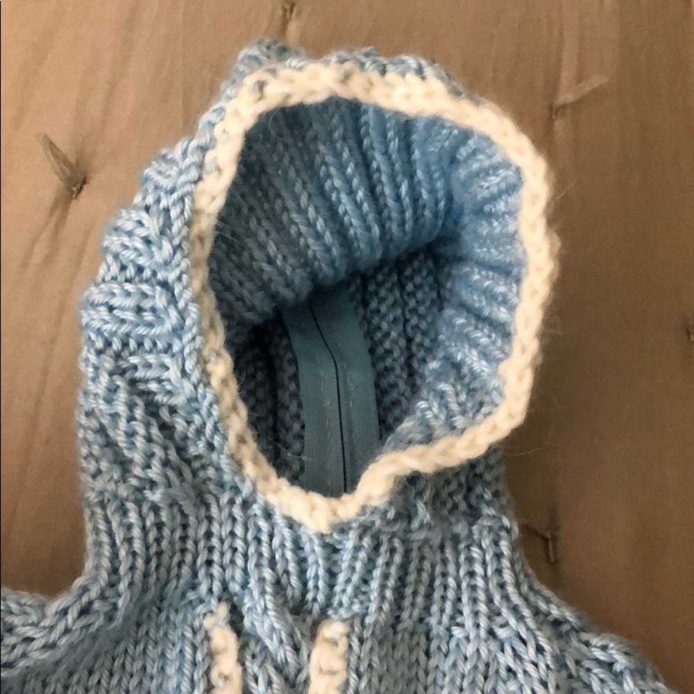 Hand-Knit Baby Sweater - Picture 3 of 3